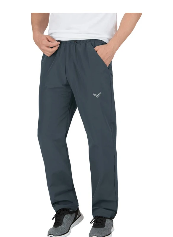Trigema Men's Herren Freizeithose Trousers, Grau (Anthrazit 018), W44