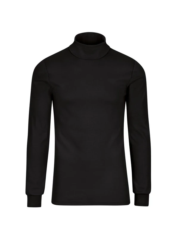 Trigema 585010 Women's Turtleneck Jumper, Black (Black 008), XXL