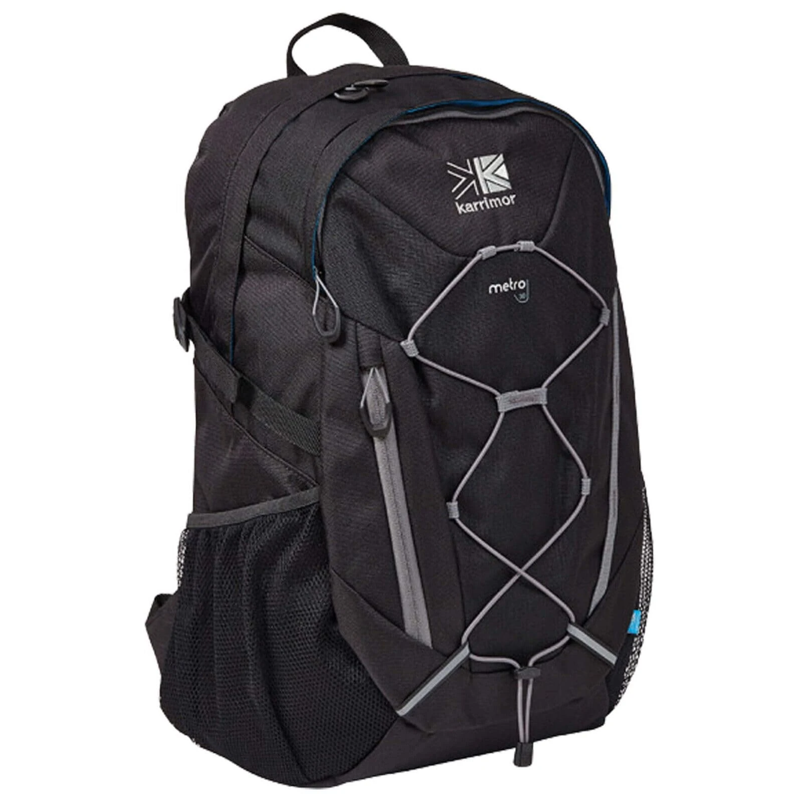 Karrimor Metro Unisex Outdoor Hiking Backpack, Black - 30 Litres