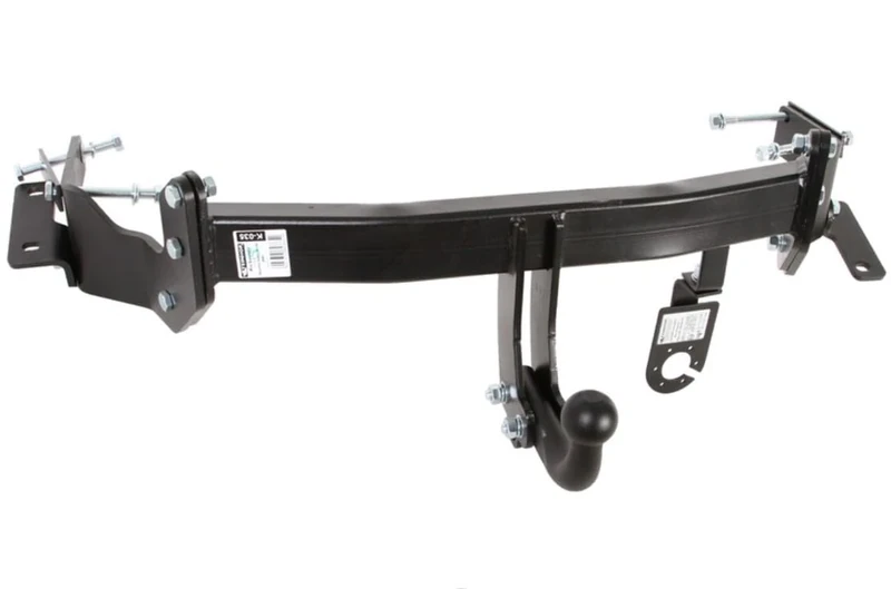 Tow Bar Trailer Hitch Mount - fixed Towing Hitch with Screwed-On Spherical Head - Stk 035 Ahaka