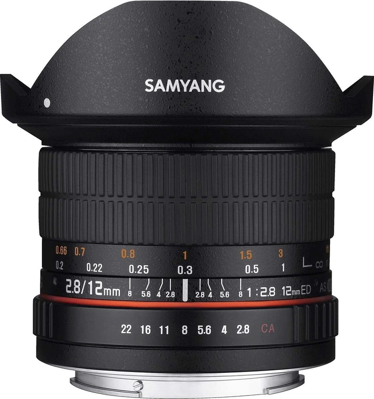 Samyang 12 mm F2.8 Fisheye Manual Focus Lens for Fuji X