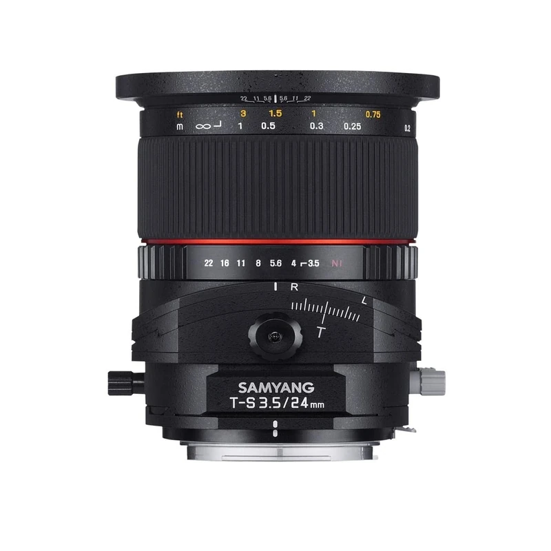 Samyang 24 mm F3.5 T/S Lens for Fuji X Connection