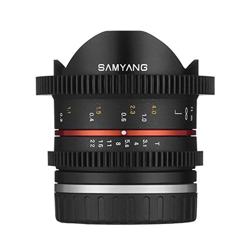 Samyang 8 mm T3.1 VDSLR Manual Focus Video Lens for Sony-E