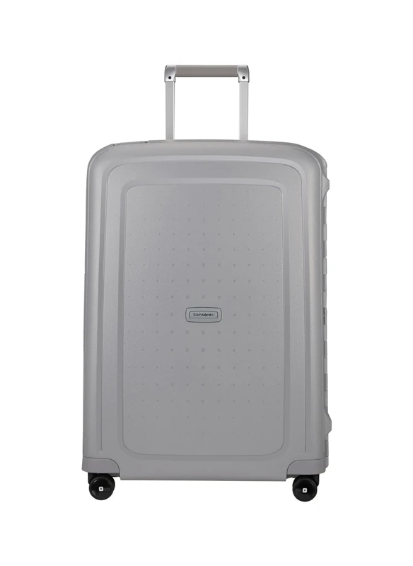 Samsonite S'Cure - Spinner M, Suitcase, 69 cm, 79 L, Silver (Silver)