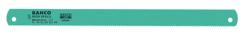 Bahco 3802-500-50-2.50-6-KA 6 TPI HSS Power Hack Saw Blade for Kasto Machines, Turquoise, 500 x 50 x 2.5 mm