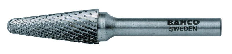 Bahco L1225F06 - Conical Round PTA File, 12Ømm-Minced-F