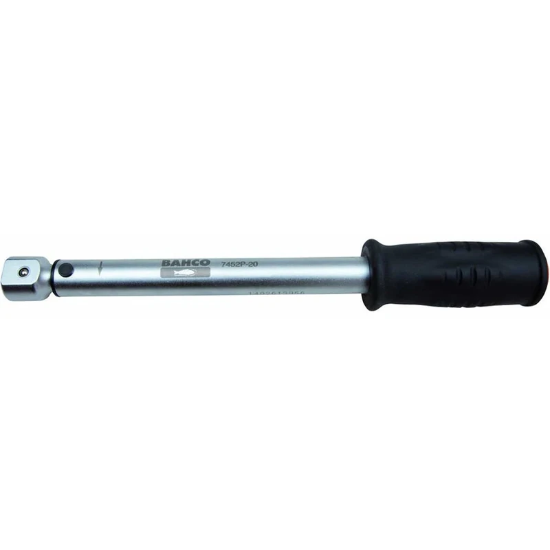 Bahco 7452P-20 Mechanical Torque Wrench, Silver/Black, 4-20 nm