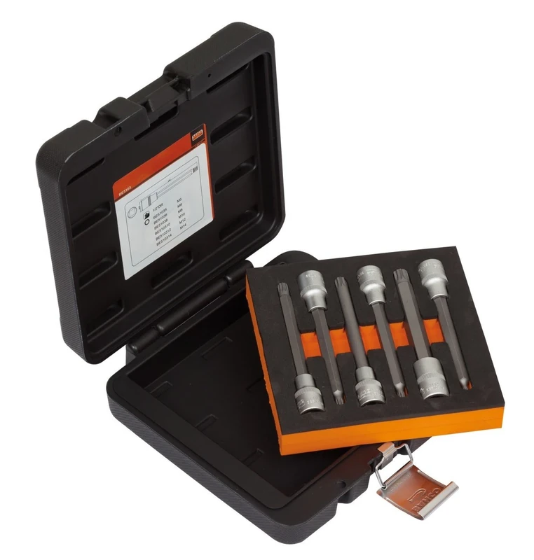 Bahco BE5103 Bit Set for Xin Screws, 0 V, Multi-Colour, 1/2-Inch