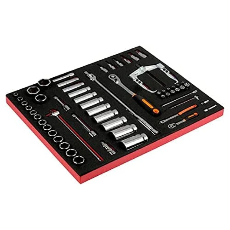 Bahco Foam Carts with 26 Cups and 58 Hex Wrenches