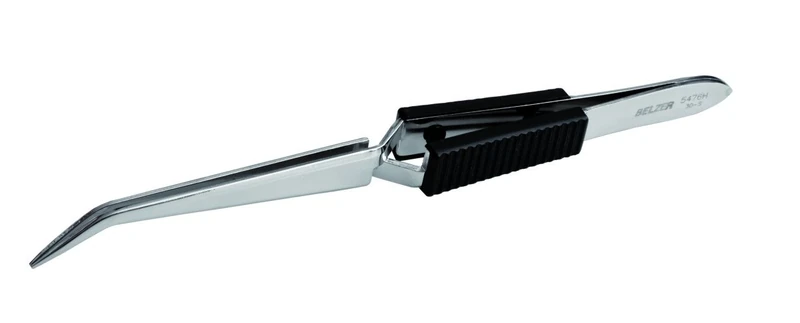 Bahco 5476 H Hardened Steel Soldering Tweezers, Silver