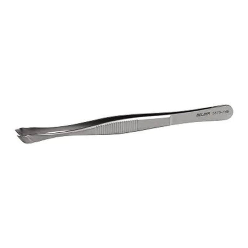 Bahco 5573-145 Assembly Tweezers 145mm Anti-Magnetic of Stainless Steel, Silver