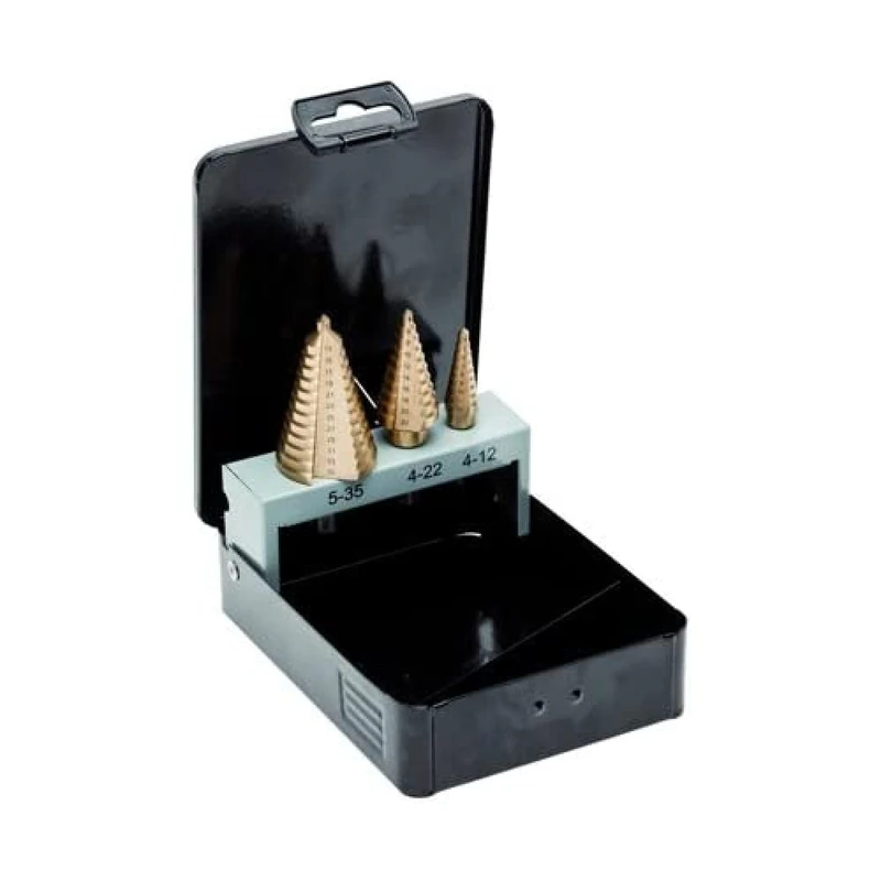 JGO 3 Stepped Drill Bits HSS 4-30