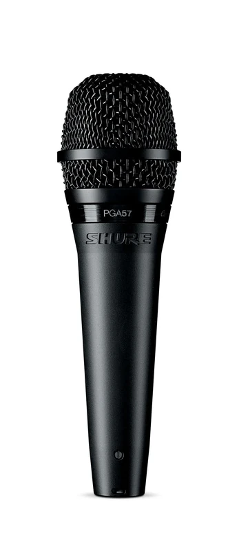 Shure PGA57 Dynamic Microphone - Professional Quality Instrument Mic with Cardioid Pick-up Pattern, 3-in XLR Connector, Stand Adapter and Zipper Pouch, No Cable (PGA57-LC)