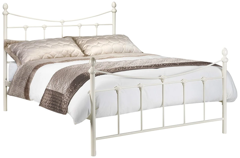 Julian Bowen Rebecca Bed, Single, 3 ft, Stone White