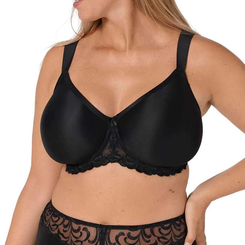 Triumph Women's Modern Finesse WP, Wired Padded Bra, Black - Image 1
