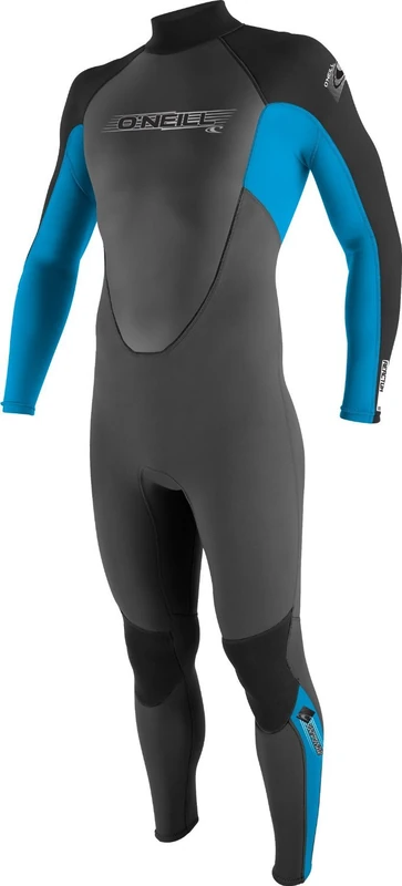 O'Neill Boy's Reactor 3/2 Full Wetsuit - Graphite/Tahiti/Black, 6 Years - Image 1