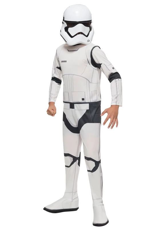 The Force Awakens Costume, Kids Star Wars Stormtrooper Outfit, Large, Age 8 - 10 years, HEIGHT 4’ 8” - 5' 0"