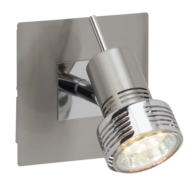 Kassandra Brilliant Wall Spotlight 1 x GU10 3W LED 240lm, 3000 K Bulbs Metal Iron/Chrome G34710 / 77