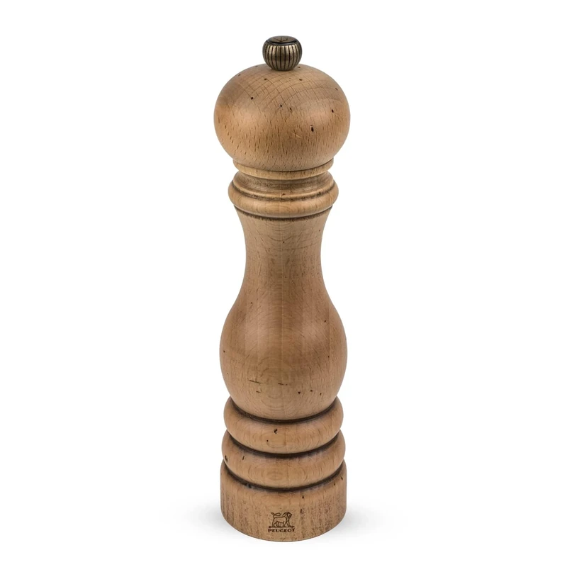 PEUGEOT - Paris 22 cm Pepper Mill - Classic Grind System - Made with PEFC Certified Wood - Lifetime Guaranteed Mechanism - Made in France - Antique Colour