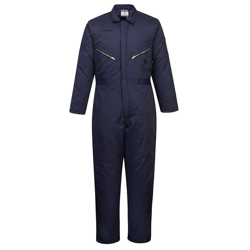Portwest Orkney Lined Coverall, Size: XL, Colour: Navy, S816NARXL