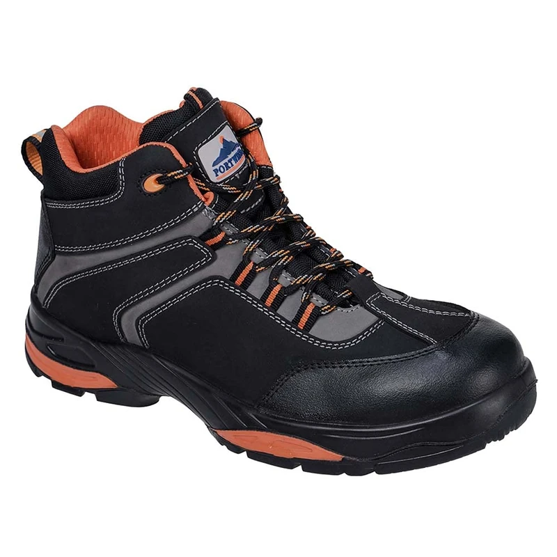 Portwest FC60BKR41 Compositelite Operis Boot, S3 HRO, Regular, Size: 41/8, Black/Orange