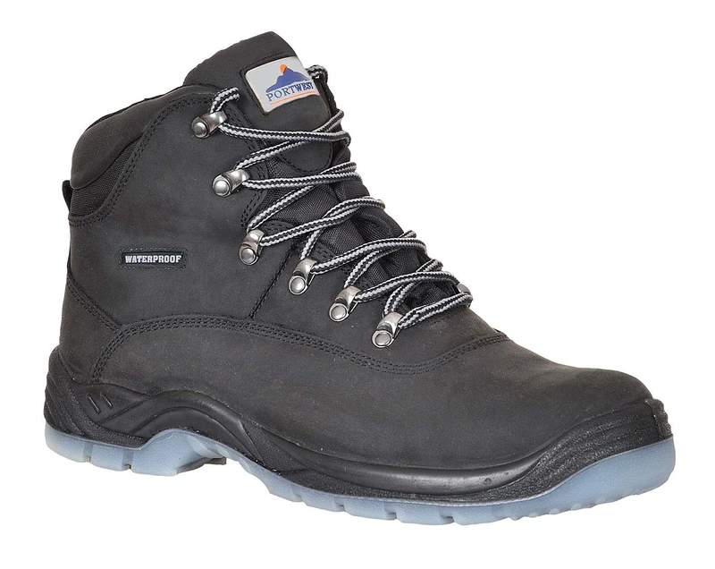 Portwest FW57BKR41 Steelite All Weather Boot, S3 WR, Regular, Size: 41/8, Black