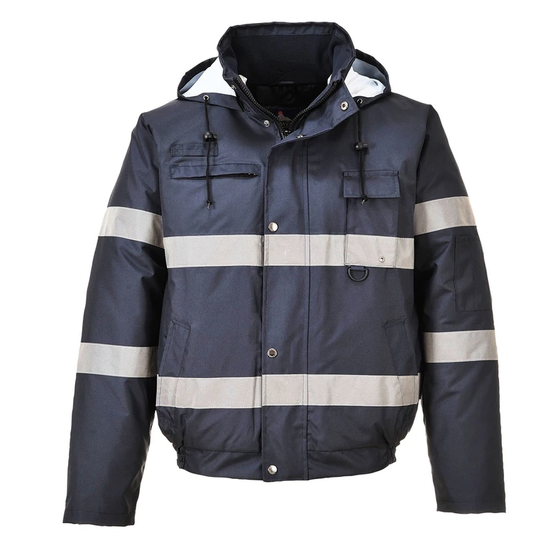 Portwest Iona Lite Bomber Jacket, Color: Navy, Size: XXL, S434NARXXL