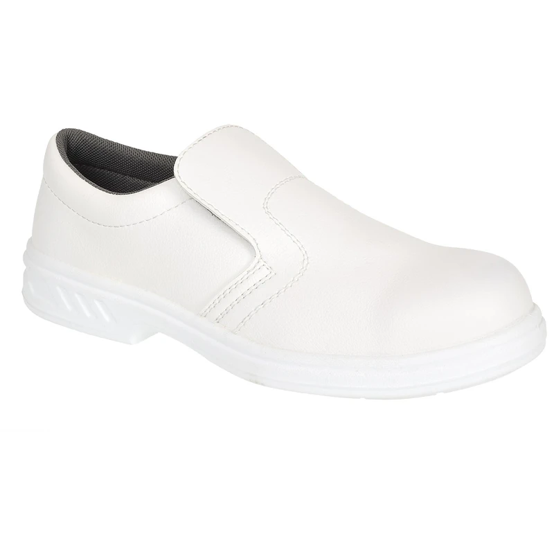 Portwest FW81 Water Resistant Steelite Slip On Safety Shoe S2 White, 40 - Image 1