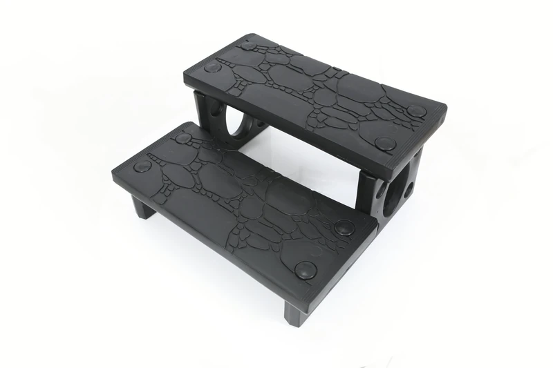 Steinbach Whirlpoolzubehör Plastic Doppelstufe for Whirlpools, Black, 69 x 63 x 34 CM