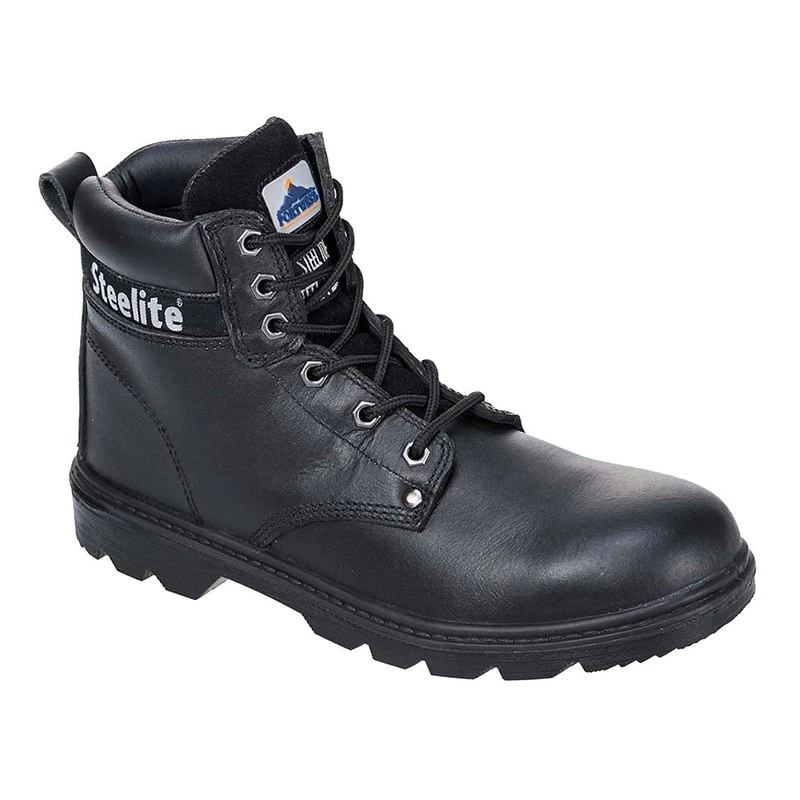 Portwest Steelite Thor Boot S3, Size: 45, Colour: Black, FW11BKR45