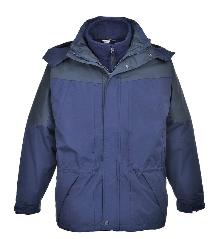 Portwest Aviemore 3-in-1 Men's Jacket, Size: XXXL, Colour: Navy, S570NARXXXL