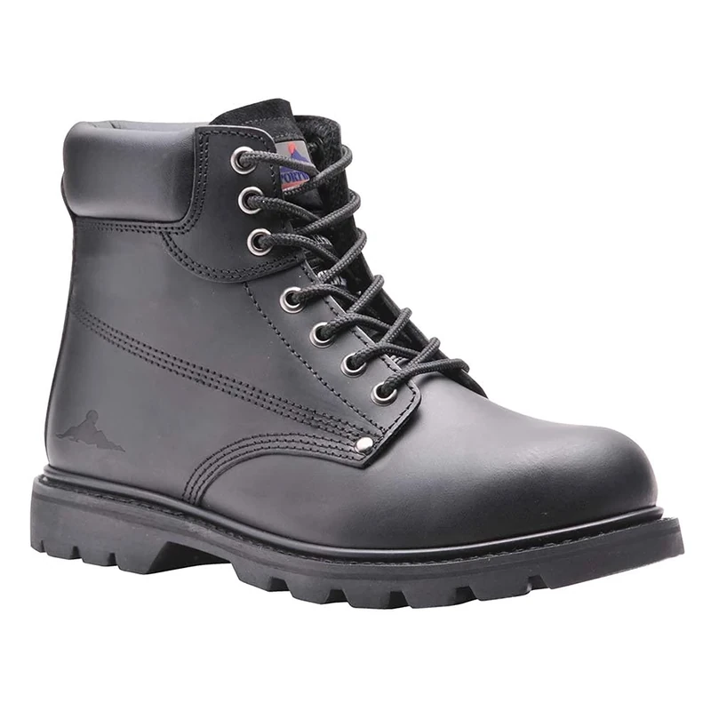Portwest Steelite Welted Safety Boot SBP HRO, Size: 41, Colour: Black, FW16BKR41