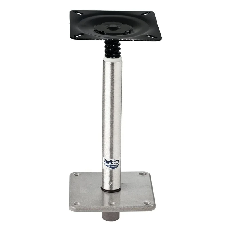 Attwood (ATTAA) attwood Swivl-Eze 075 Boat Seat Pedestal Package 97750-7, Satin, 11'