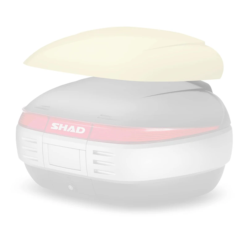 SHAD D1B50ER Top Case Accessory Cover SH50, Unpainted