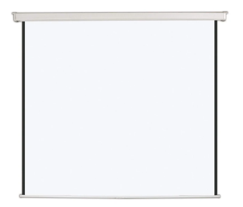 Bi-Office Wall Projection Screen, Manual, 244 x 244 cm - Image 1