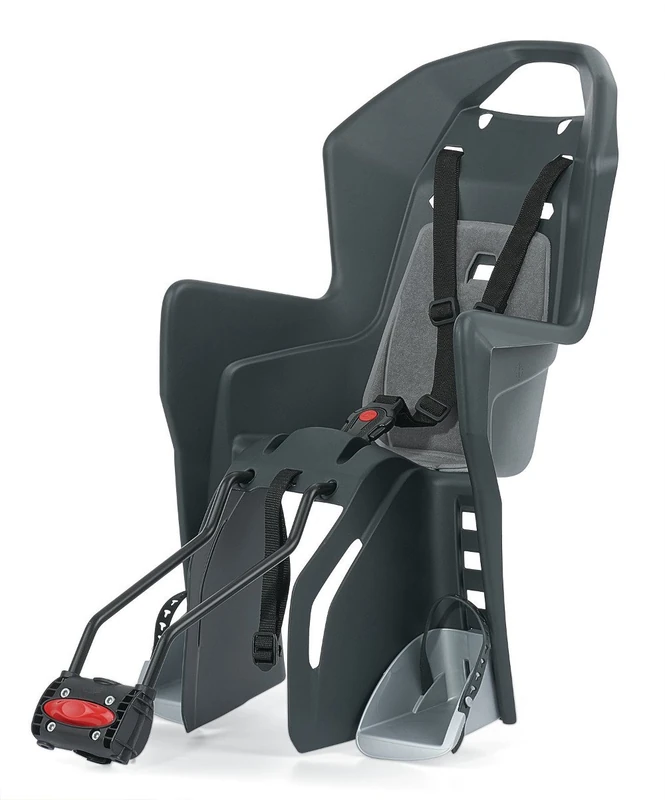 Polisport Commercial tridegar 18631421 Bicycle Carrier, Dark Grey/Silver