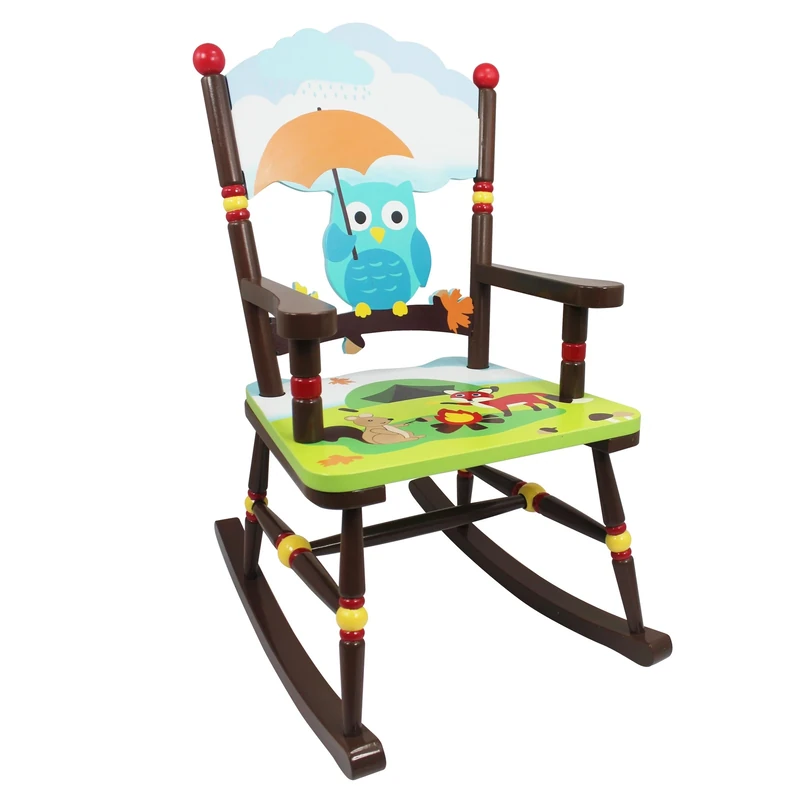 Fantasy Fields Childrens Enchanted Woodland Kids Wooden Rocking Chair TD-11738A