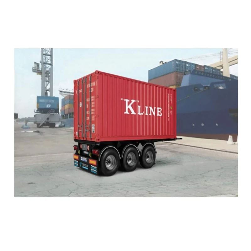 ITALERI ITA3887 20 FOOT CONTAINER TRAILER Plastic Model kit, Multicolour - Image 1