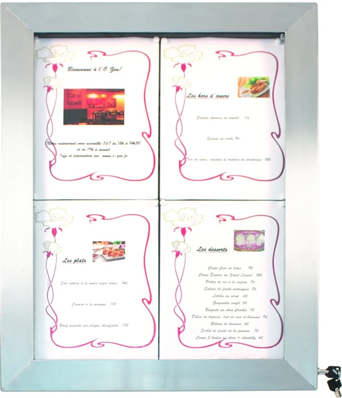 Securit 4 x A4 Coloured LED Information Display