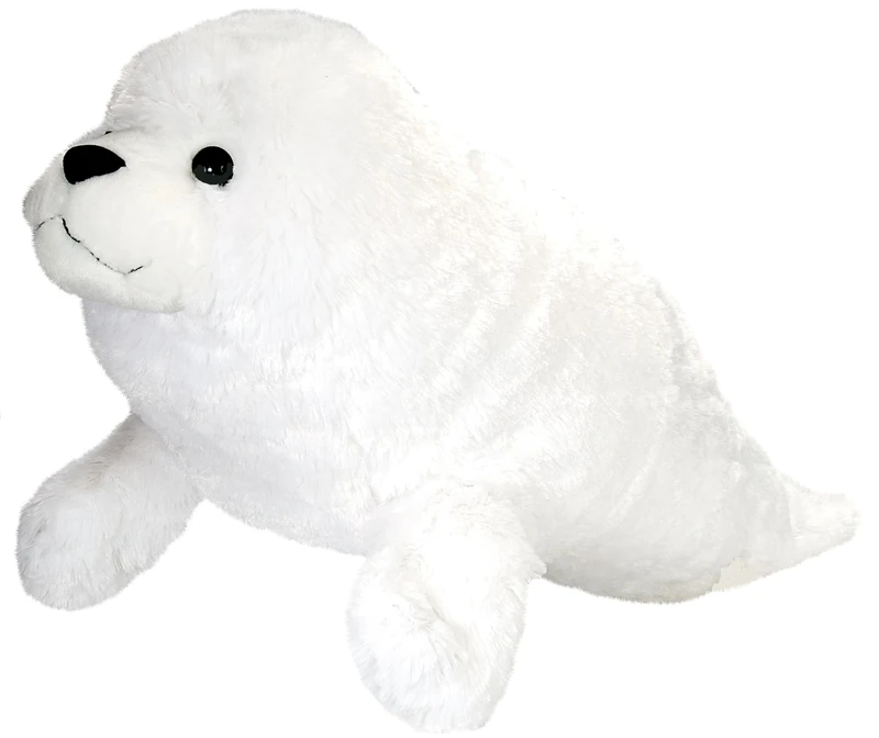Wild Republic Jumbo Baby Harp Seal Pup Giant Plush Soft Toy, Gifts for Kids, 76 cm