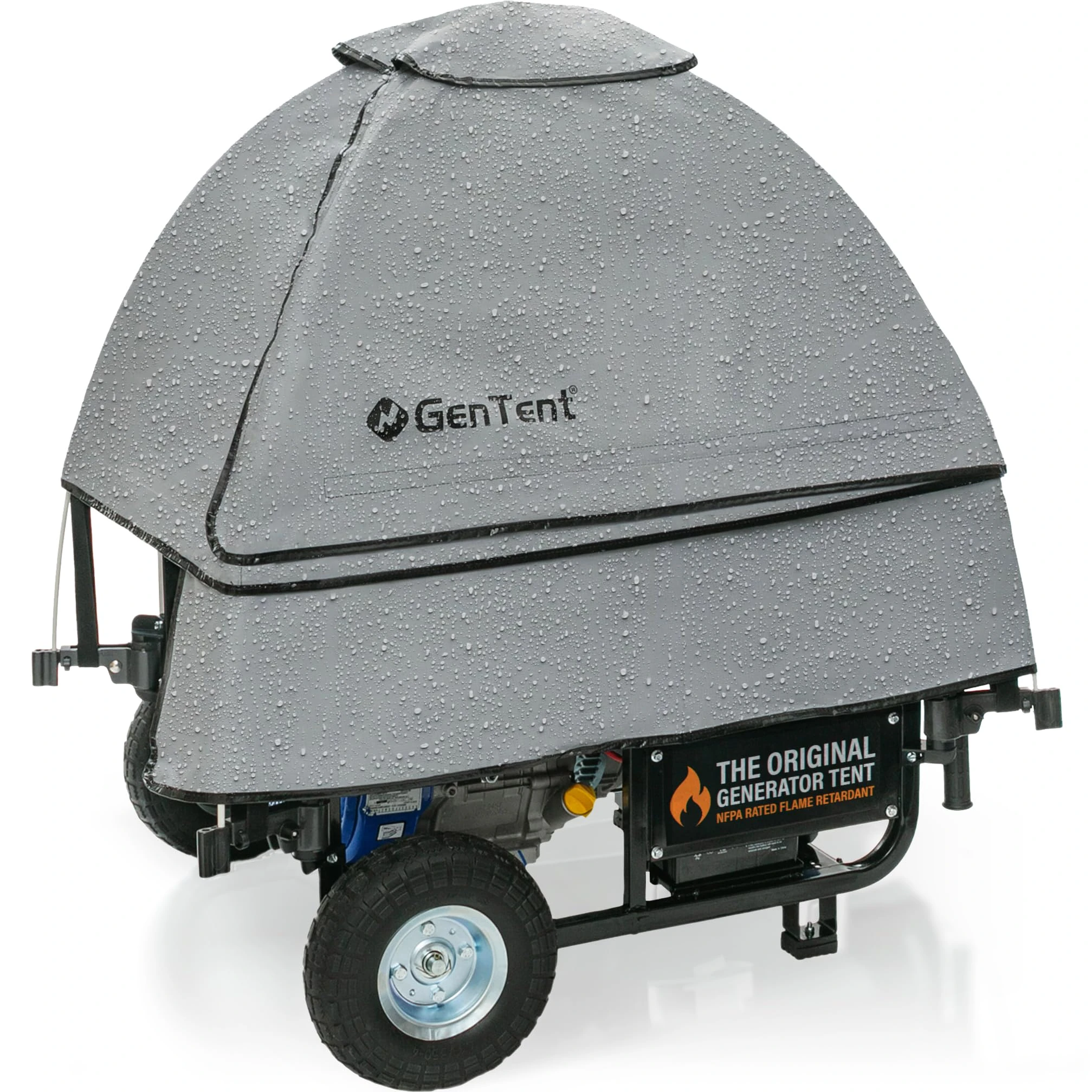 GenTent Generator Running Cover - Universal Kit (Standard, Grey) - for Open Frame Generators