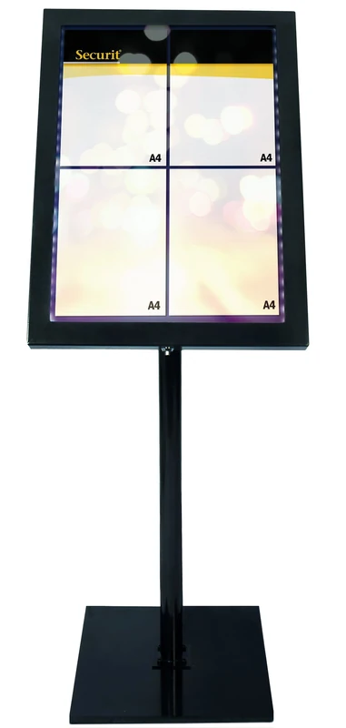 Securit MCS-4A4-BL-SET Black Star LED Information Display