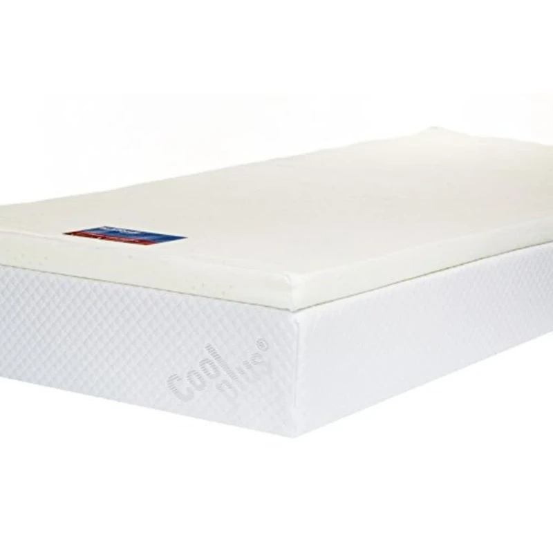 Southern Foam Memory Mattress Topper with Cover, 2 Inch, UK Single