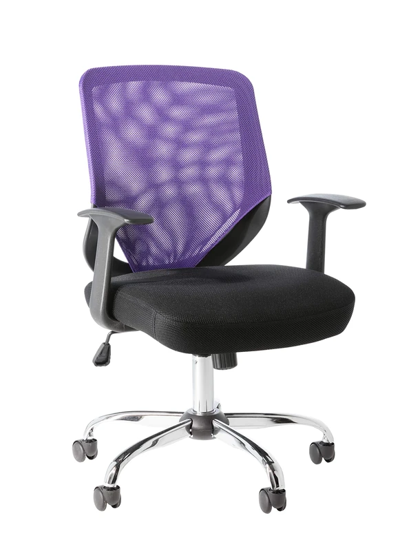 Alphason,AOC9201-M-PUR,Atlanta Back Operator Chair - Black and Purple,Black and Purple
