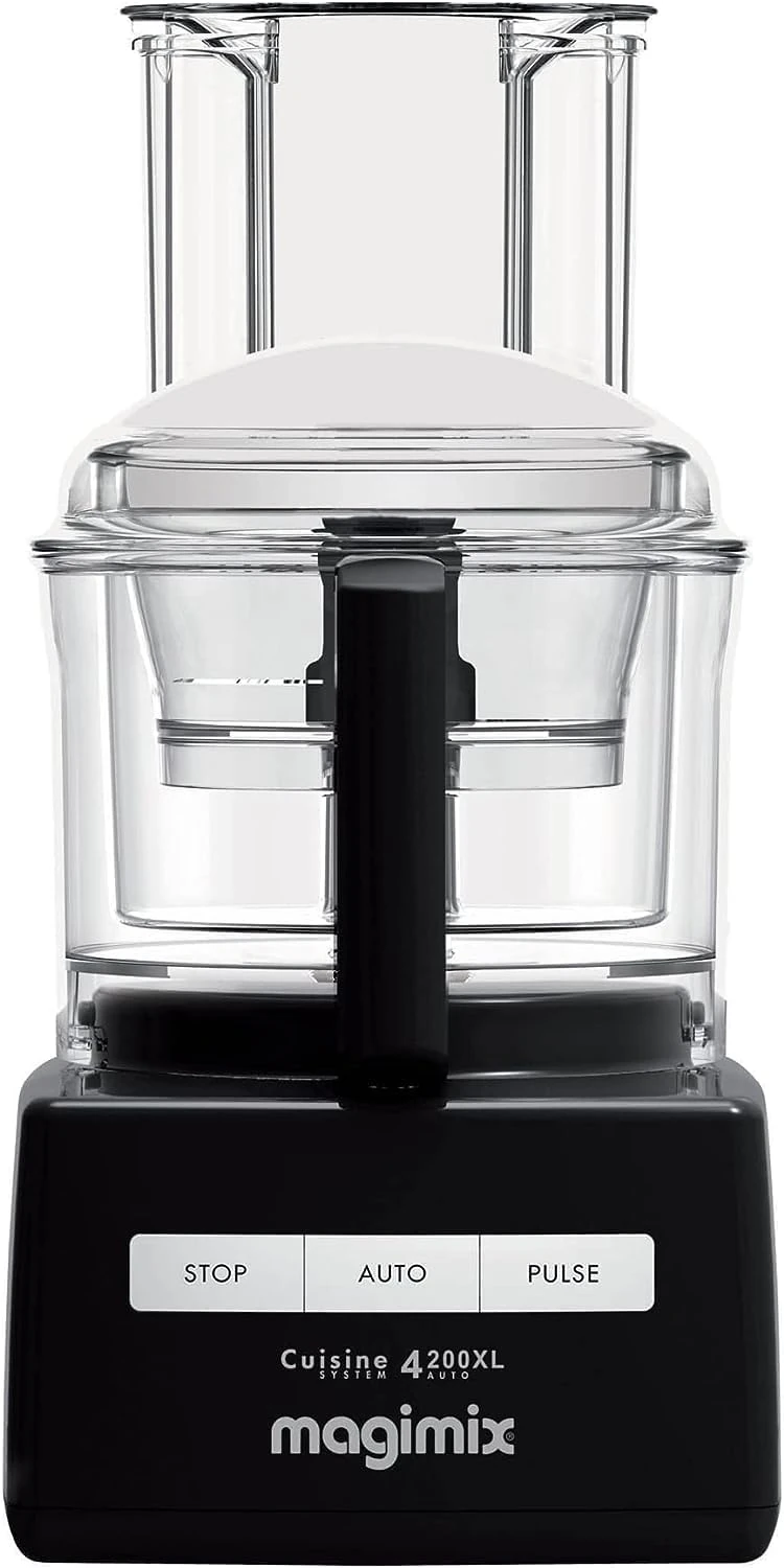 Magimix 4200XL Food Processor | 3L BPA-Free Bowl | Quiet & Powerful Motor | Multifunctional 6 in 1 Solution | Black | 18473