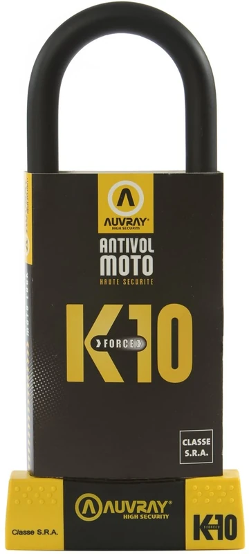 Auvray K85310MAUV Motorradschlösser 85 x 310, Yellow