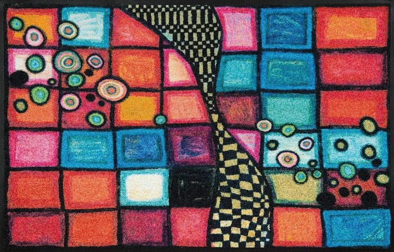 Wash&Dry Doormat, Acrylic Colourful, 75 x 120 cm