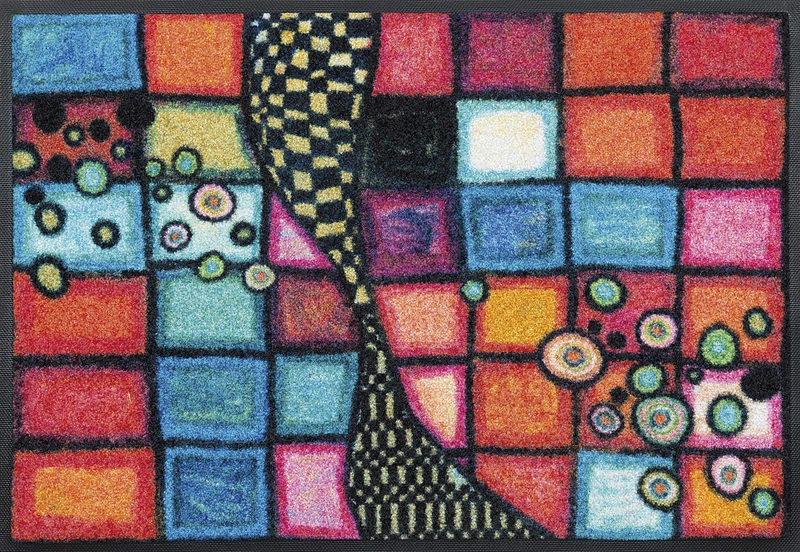 Wash&Dry Doormat, Acrylic, Colourful, 50x75 cm