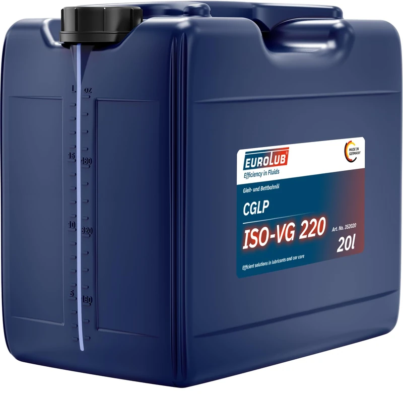 EUROLUB SLIDEWAY AND TRACK LUBRICATION OIL CGLP ISO-VG 220, 20 Liters