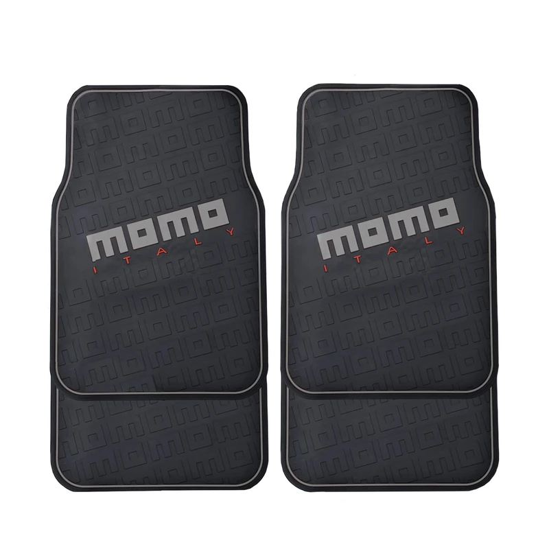 MoMo cm009bg PVC Rug, Black/Grey - Image 1